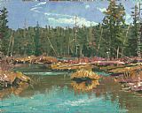 Creek Canvas Paintings - Stanley Creek